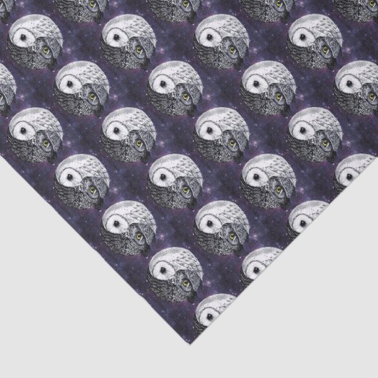 Yin Yang Owls Tissuepapier (Detail)