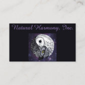 Yin Yang Owls Visitekaartje (Voorkant)