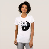 Yin Yang Paard T-shirt (Voorkant volledig)