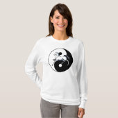 Yin Yang Paard T-shirt (Voorkant volledig)