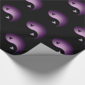 yin yang - paars cadeaupapier (Hoek)