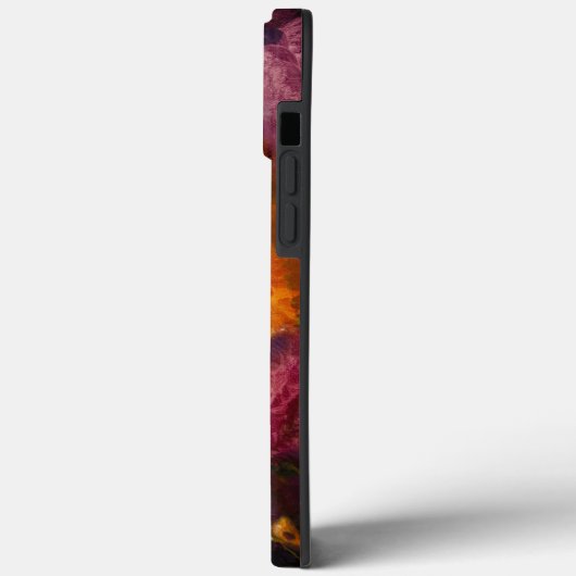 Yin Yang paars sinaasappel Case-Mate iPhone Case (Achterkant / Links)