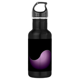 yin yang - paars waterfles