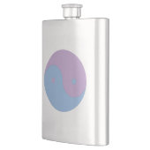 Yin Yang Paarse en Blauwe Vrede Meditatie Ontwerp Flacon (Links)