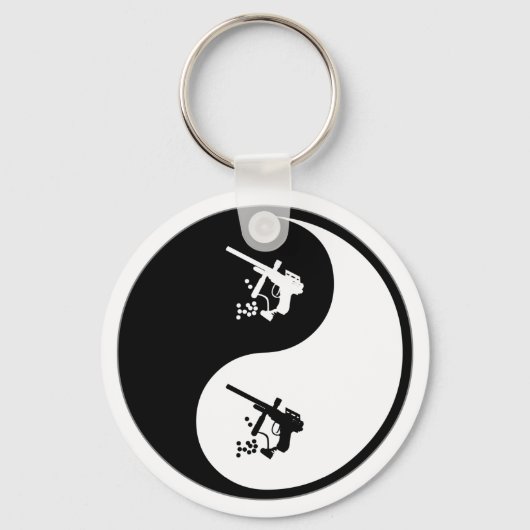 Yin Yang Paintball Sleutelhanger (Voorkant)