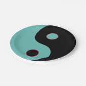 Yin Yang Papieren Bordje (Gekanteld)