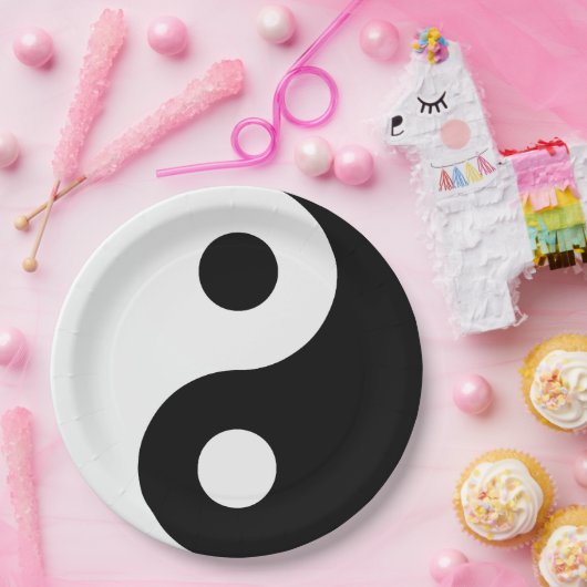 Yin Yang Papieren Bordje (Feest)