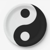 Yin Yang Papieren Bordje (Voorkant)