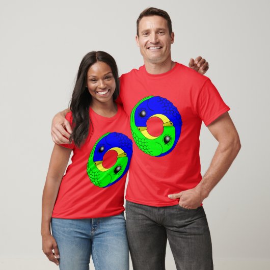 Yin Yang Parrots T-shirt (Unisex)