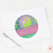 Yin Yang Pastels Bookplate Sticker (Envelop)