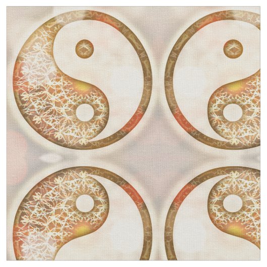 Yin Yang Pattern Stof (Close Up)