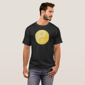 Yin Yang Paw Gold T-shirt (Voorkant volledig)