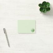 Yin Yang Paw Green Post-it® Notes (Kantoor)