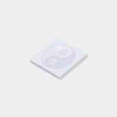 Yin Yang Paw Paars Post-it® Notes (Schuin)