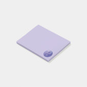 Yin Yang Paw Paars Post-it® Notes (Schuin)