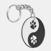 Yin Yang Paw Sleutelhanger (Voorkant Links)