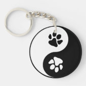Yin Yang Paw Sleutelhanger (Voorkant)