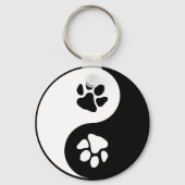 Yin Yang Paw Sleutelhanger (Voorkant)