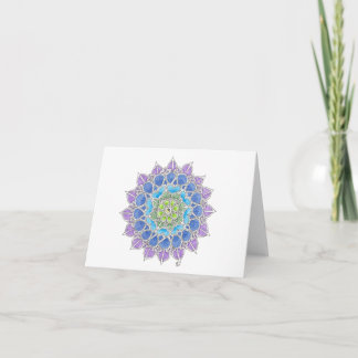 Yin Yang Peaceful Mandala Notecard Kaart