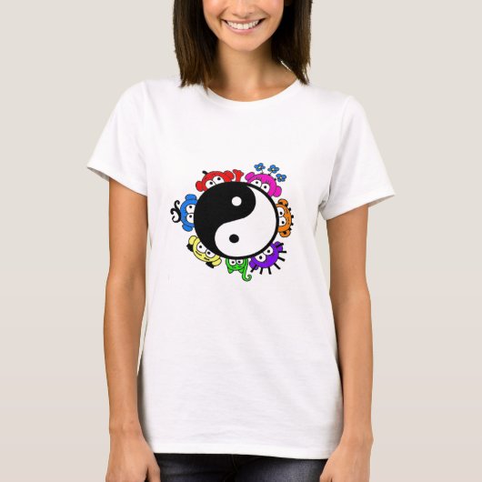yin yang peek a boo g. t-shirt (Voorkant)