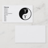 Yin Yang Personal Training Visitekaartje (Voorkant / Achterkant)