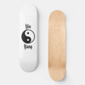 Yin Yang Persoonlijk Skateboard (Voorkant)