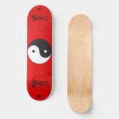 Yin-Yang Persoonlijk Skateboard (Voorkant)