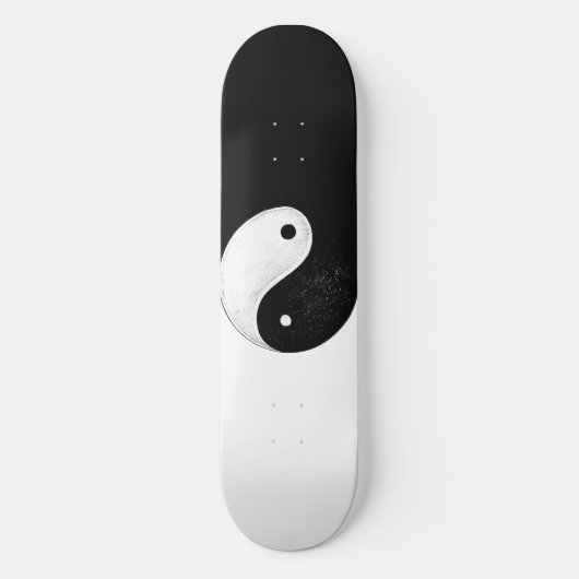 Yin-Yang Persoonlijk Skateboard (Voorkant)