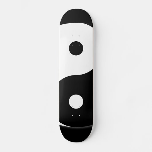 Yin Yang Persoonlijk Skateboard (Voorkant)