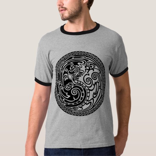 Yin Yang Phoenix T-shirt (Voorkant)