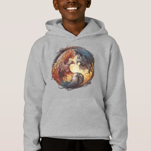 Yin Yang Phoenix – Wedergeboorte door Balans (Voorkant)