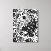 Yin Yang Phrame Canvas Afdruk (Voorkant)