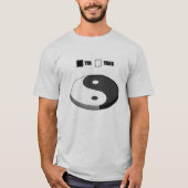 Yin Yang Pie Chart T-shirt (Voorkant)