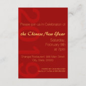 Yin Yang Pig Papercut Chinees jaar 2019 Flat Kaart (Achterkant)