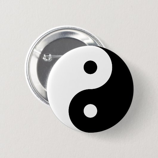 Yin-Yang Pin Button (Voorkant /achterkant)