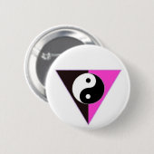 Yin Yang Pin Ronde Button 5,7 Cm (Voorkant /achterkant)