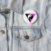 Yin Yang Pin Ronde Button 5,7 Cm (In situ)