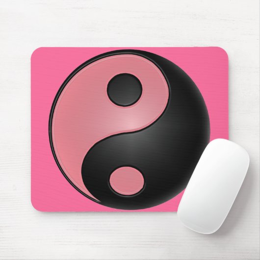 Yin Yang Pink Muismat (Met muis)