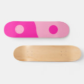 Yin Yang Pink Persoonlijk Skateboard (Horizontaal)
