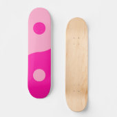 Yin Yang Pink Persoonlijk Skateboard (Voorkant)