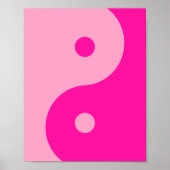 Yin Yang Pink Poster (Voorkant)