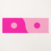 Yin Yang Pink Yogamat (Voorkant (horizontaal))