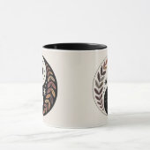 Yin Yang Plant Stars Meditation Mug Mok (Midden)