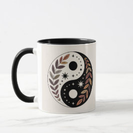 Yin Yang Plant Stars Meditation Mug Mok