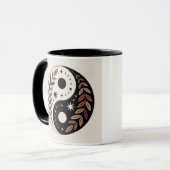 Yin Yang Plant Stars Meditation Mug Mok (Voorkant links)