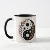 Yin Yang Plant Sterren Meditatie Mok (Links)