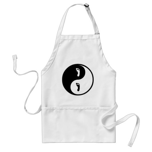 Yin Yang Podiatry Standaard Schort (Voorkant)