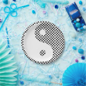 Yin Yang - Polka Dot Paper Borden Papieren Bordje (Feest)