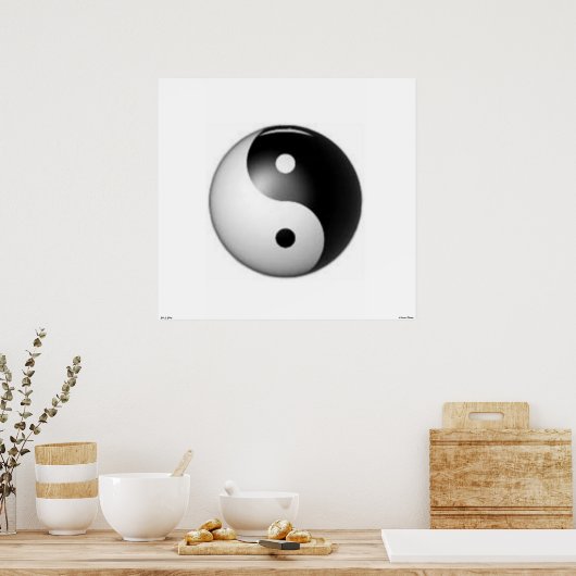 Yin & Yang Poster (Keuken)