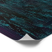 Yin Yang Poster Art - Kleurrijk Yoga Poster (Hoek)